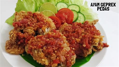 5 buah cabai rawit merah. RESEP AYAM GEPREK - YouTube