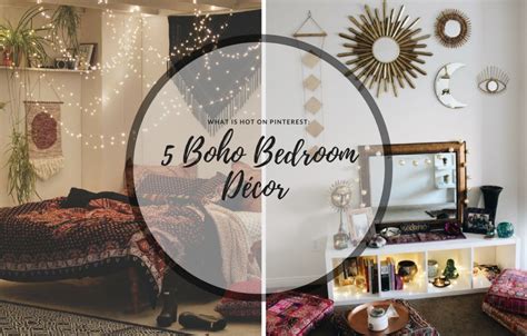 What Is Hot On Pinterest 5 Top Boho Bedroom Décor