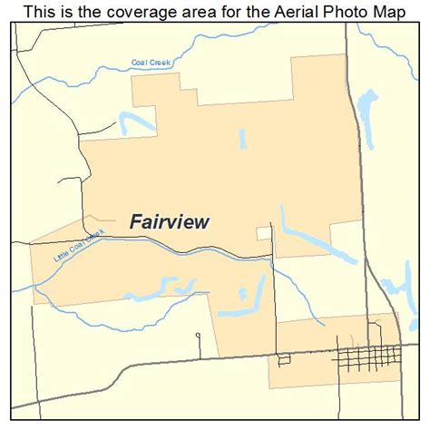 Aerial Photography Map Of Fairview Il Illinois