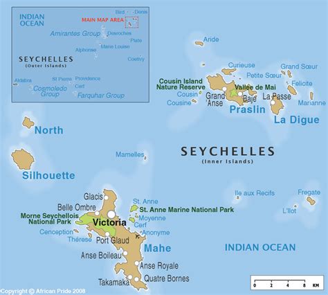 Seychelles Mapas Geográficos Das Ilhas Seychelles Enciclopédia Global