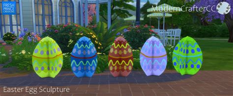 The Sims 4 Easter Egg Sculpture Best Sims Mods