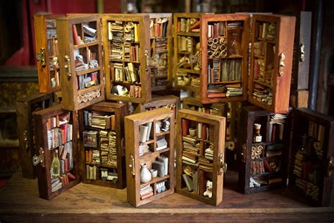 Miniature Libraries Miniatuurbibliotheken Victorian Mini Books By