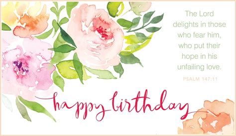 Free Psalm 14711 Happy Birthday Ecard Email Free Personalized Care