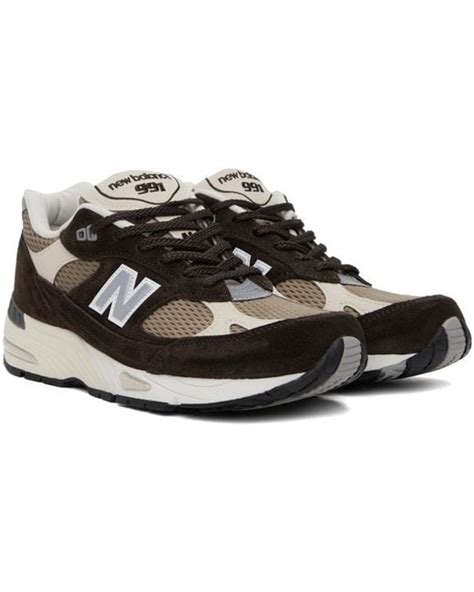 New Balance Brown Beige Made In Uk V Finale Sneakers In Black Lyst