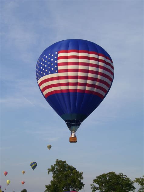 American Flag Hot Air Balloon
