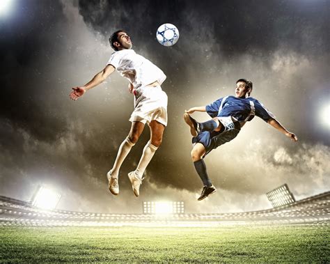 Banco De Imágenes Gratis Jugadores De Fútbol Soccer Practicando En El