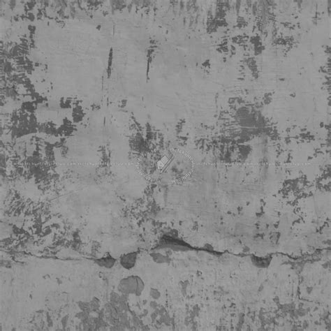 Concrete Bare Damaged Wall Pbr Texture Seamless 22045