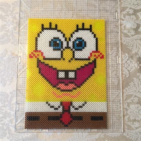 Spongebob Perler Bead Patterns Perler Bead Templates Perler Bead Art