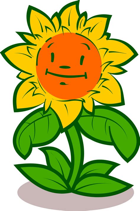 Sunflower Cartoon Png The Image Kid Has It