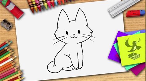 Wie Zeichnet Man Eine Katze Katze Zeichnen Lernen Youtube