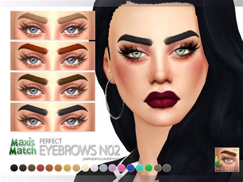 Maxis Match Eyebrow Pack N01 By Pralinesims At Tsr Sims 4 Updates