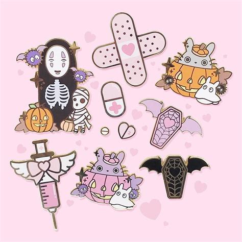 Halloween Came Early 🎃🦇 Three New Yamikawaii Pins Two Cute Coffins