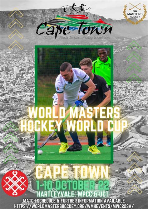 World Masters Hockey World Cup 2022 Cape Town Sa Masters Hockey