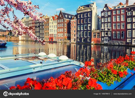 Amsterdam At Spring — Stock Photo © Sborisov 145078613