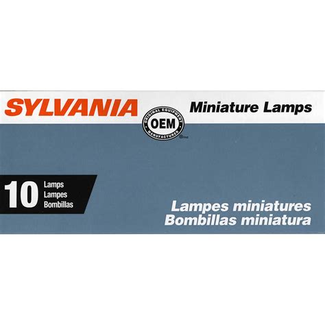 10 Pk Sylvania 3057 Long Life Automotive Light Bulb Bulbamerica