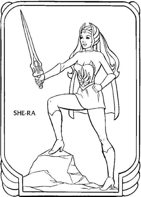 Adora is he man's sister. She-Ra Coloring Pages - Best Coloring Pages For Kids
