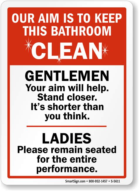 Keep Bathroom Clean Sign Funny Signs Toilet Rules Bathroom Cleaning