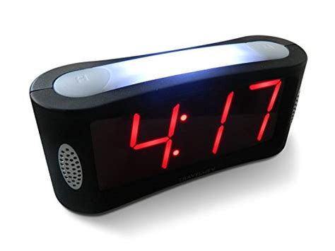 Clocks Vibrating Digital Alarm Clock For Heavy Sleeper 5 Led Display