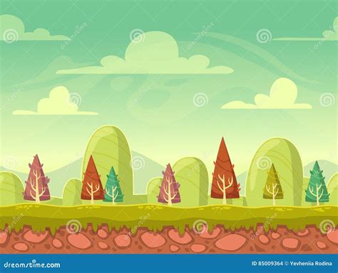 Seamless Nature Background With Hummingbirds Vector Illustration