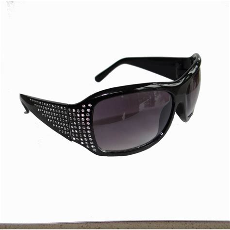 buy women s oversize rhinestone sunglasses black item 9950 cheap handj liquidators and