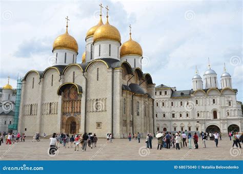 Cathédrale De Dormition à Moscou Kremlin Russie Image éditorial