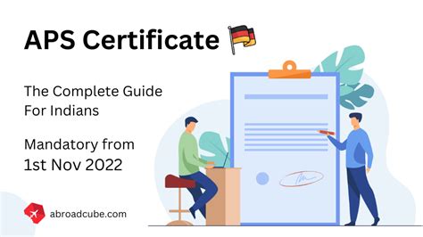 Aps Certificate The Complete Guide For Indian Students 2023 Abroad Cube