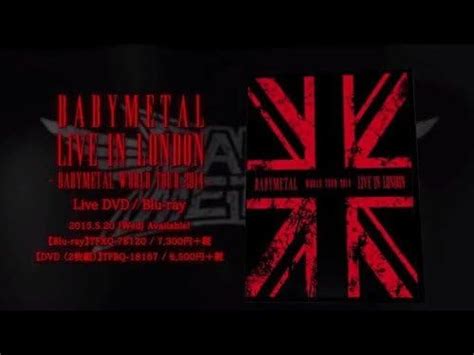 Live In London Babymetal World Tour 2014 Blu Ray Uk