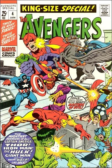 Avengers 1963 1st Series Annual 4 Silver Age Comics Comics Marvel