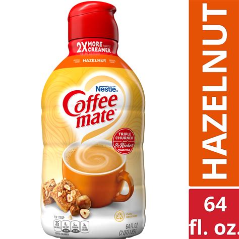 Nestle Coffee Mate Hazelnut Liquid Coffee Creamer 64 Fl Oz Walmart Com