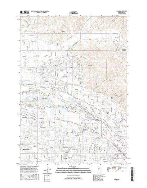 Mytopo Eagle Idaho Usgs Quad Topo Map