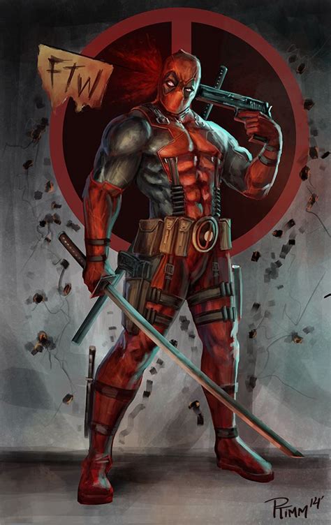 Deadpool Ftw Created By Ptimm Find This Artist On Deviantart And Website More Arts From This