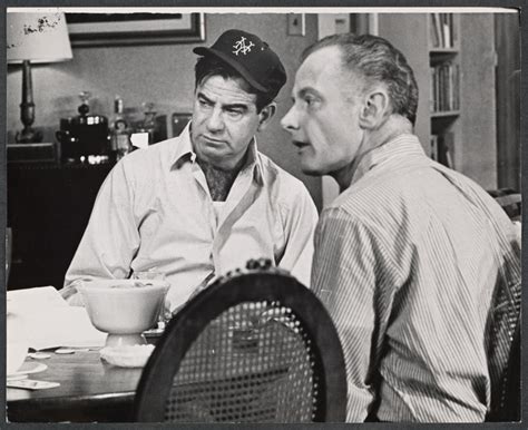 Walter Matthau And Art Carney In The Stage Production The Odd Couple