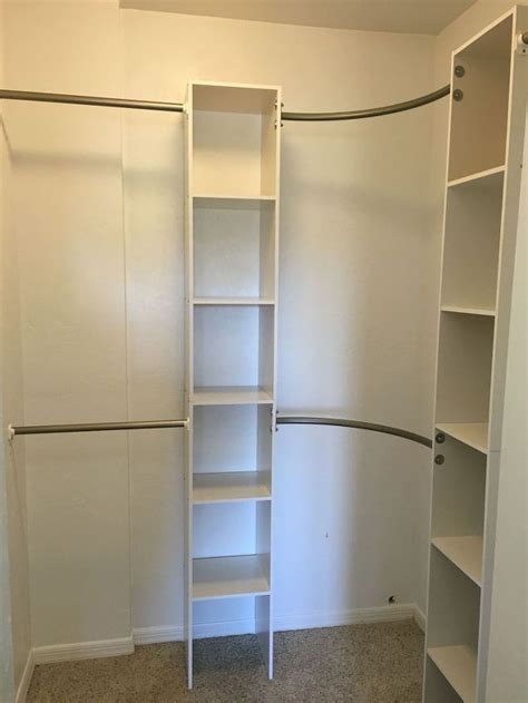 What's interesting in this case is that this closet organizer is made entirely of boxes and on top of what all the boxes are the exact same size and shape. Corner Closet DIY | Closet | Corner closet, Room closet ...