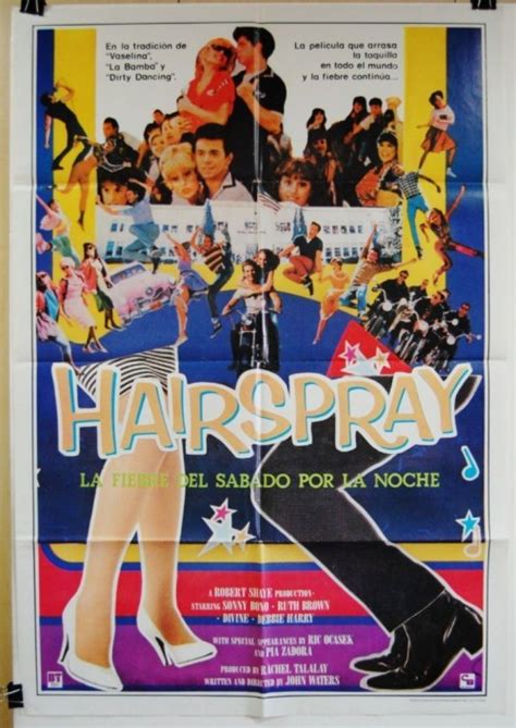 Hairspray at the internet movie database. HAIRSPRAY 1988 - MOVIE POSTER - VENEZUELA