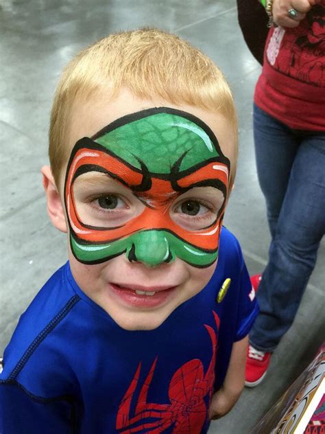 Tmnt Face Paint Orlando Face Painting Colorful Day Events