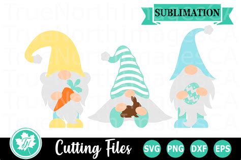Easter Gnomes - A Easter SVG Cut File