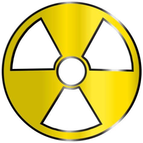 Medical Radioactive Symbol Clipart Image
