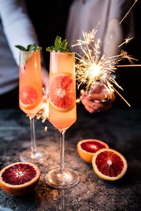 Blood Orange Champagne Mule Recipe Christmas Drinks