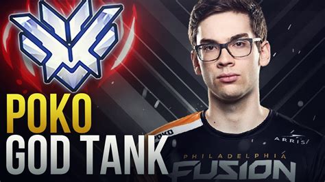 Best Of Poko Pro Tank God Overwatch Montage Youtube