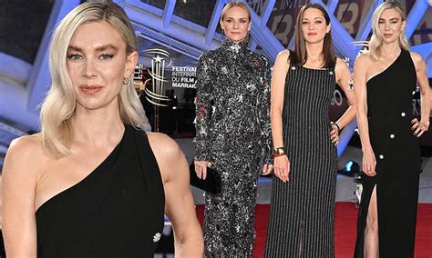 Vanessa Kirby Looks Glamorous With Diane Kruger And Marion Cotillard At