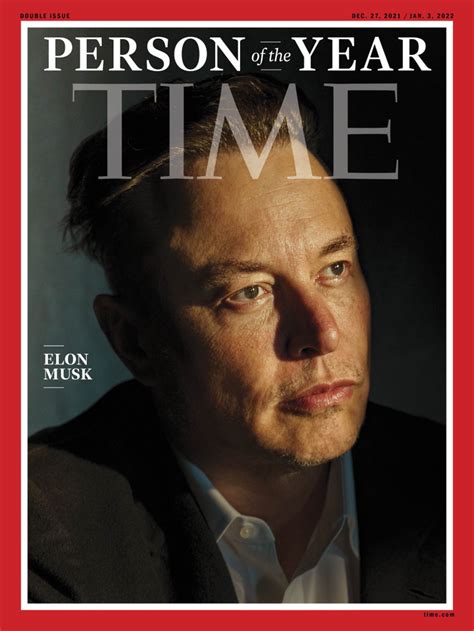 Time 2021 Person Of The Year Elon Musk