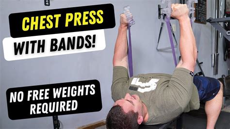 Resistance Band Bench Press Youtube