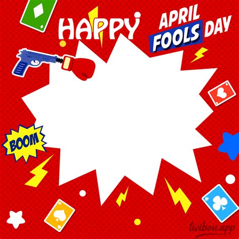 Funny Happy April Fools Day Images Frame Twibon App