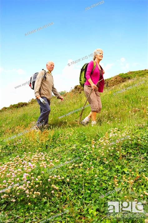 Senior Couple Hiking Stock Photo Picture And Royalty Free Image Pic