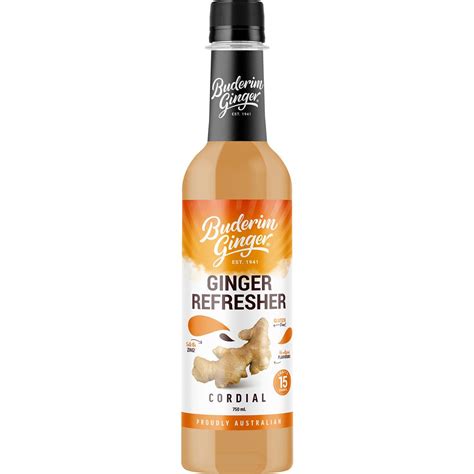 Buderim Ginger Cordial Ml Woolworths