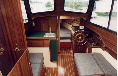C Dory 25 With Amazing Cabin Boat Interior Design Boat Interior