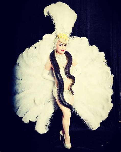 Vintage Burlesque And Snake