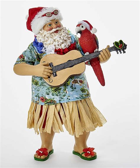 Look At This Beach Santa Figurine On Zulily Today Tropical Christmas