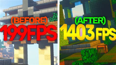 How To Drastically Improve And Increase Fps In Minecraft Youtube