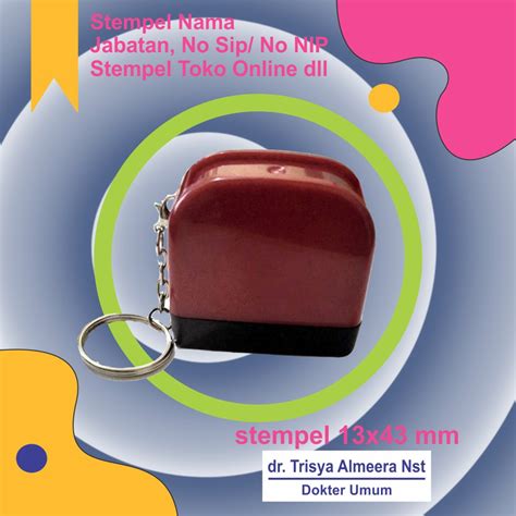 .stempel merk trodat ini digunakan untuk stempel otomatis yang langsung menggunakan bantalan tinta dalam stempel itu sendiri. Stempel Warna Flash Nama No Hp ukuran 13x43 1 Warna ...